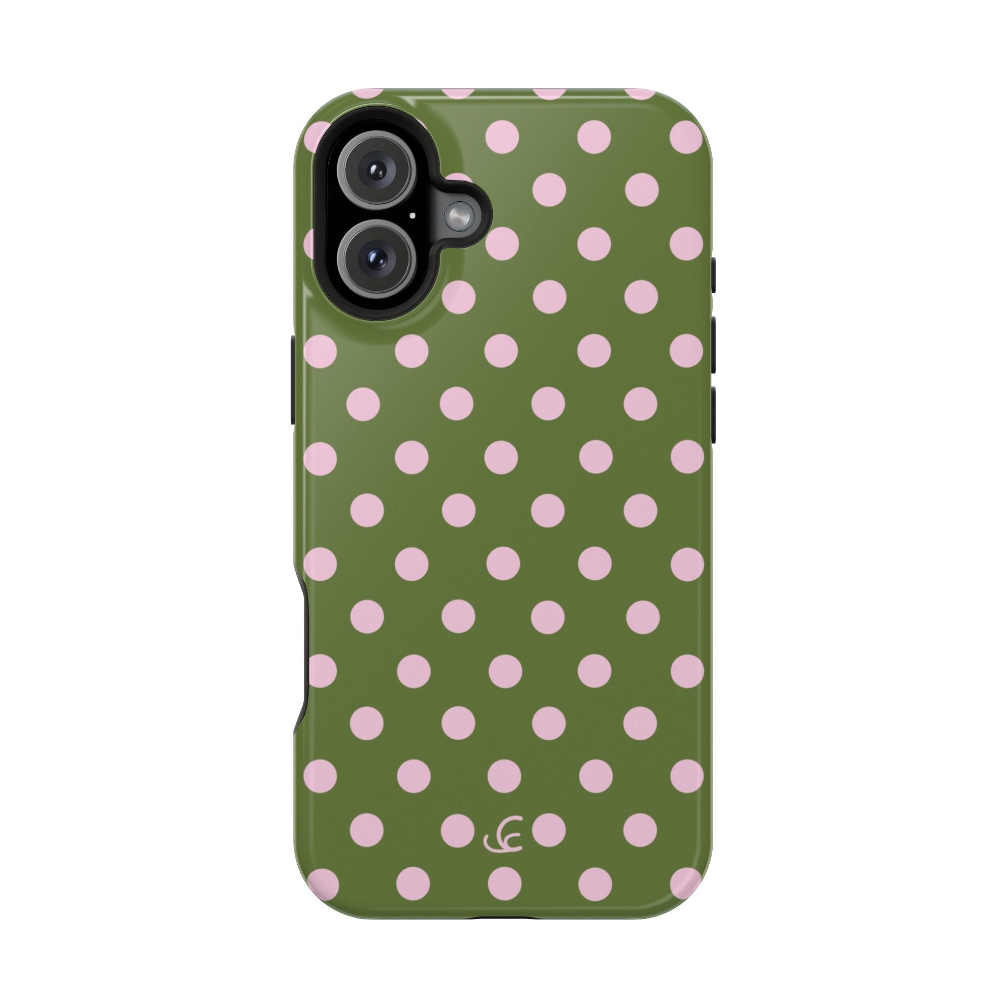 Strawberry Matcha Polka Dot