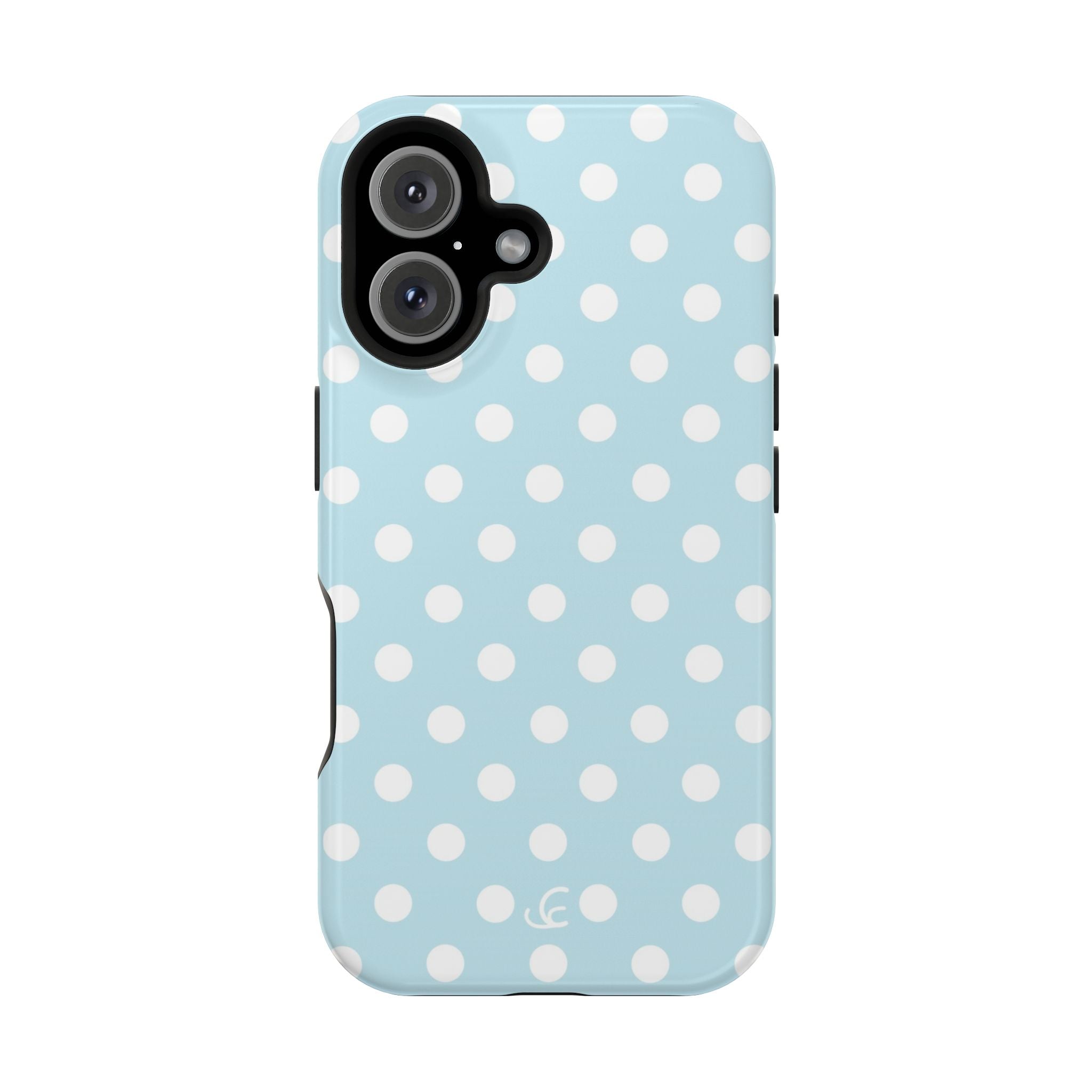 Baby Blue Polka Dot