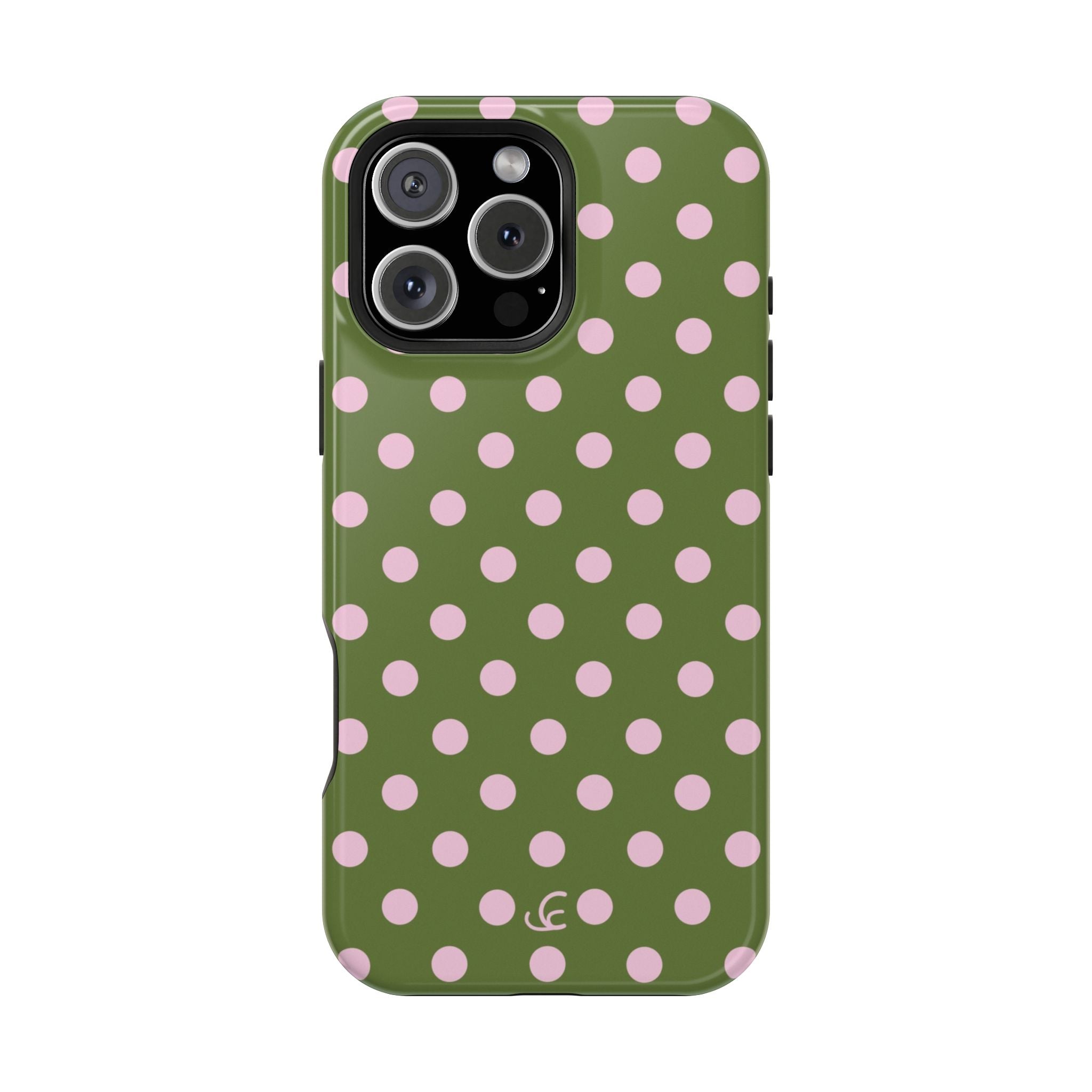 Strawberry Matcha Polka Dot