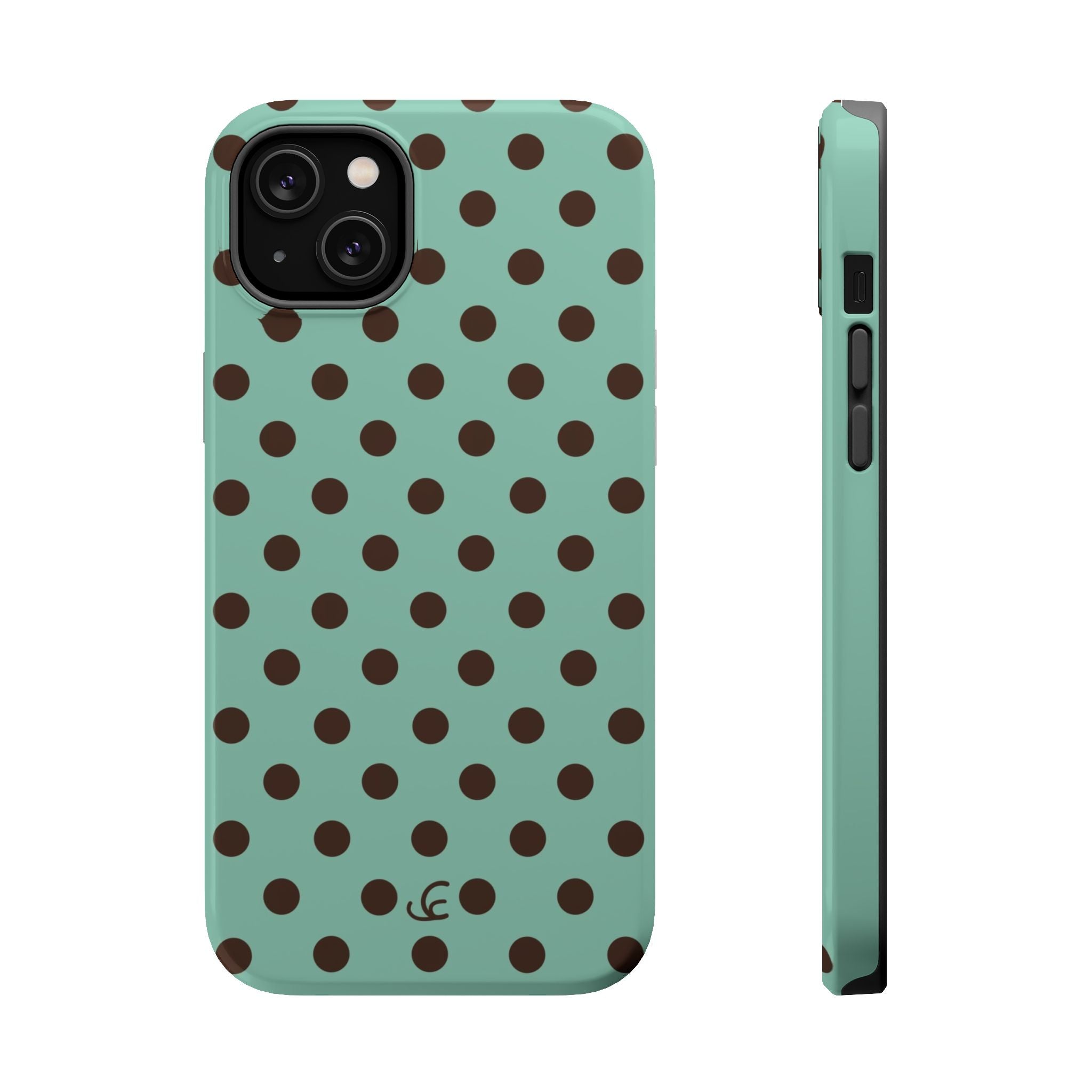Mint Choco Polka Dot