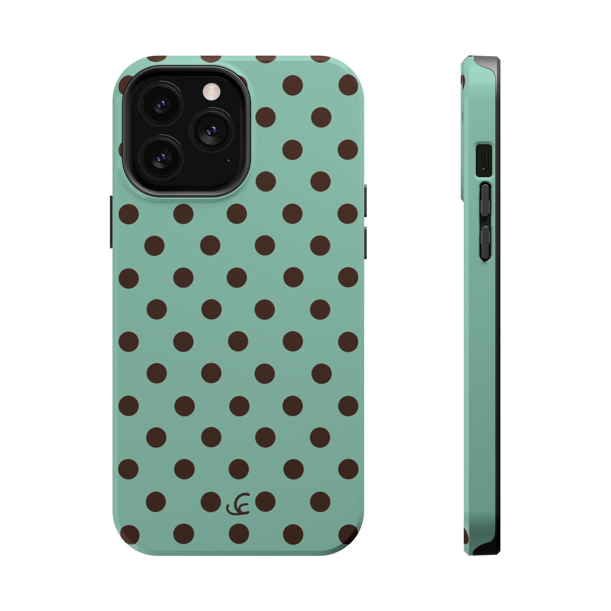 Mint Choco Polka Dot