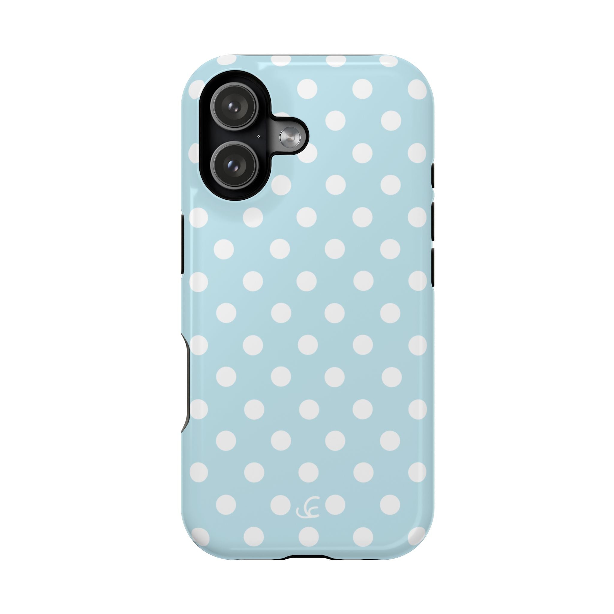 Baby Blue Polka Dot