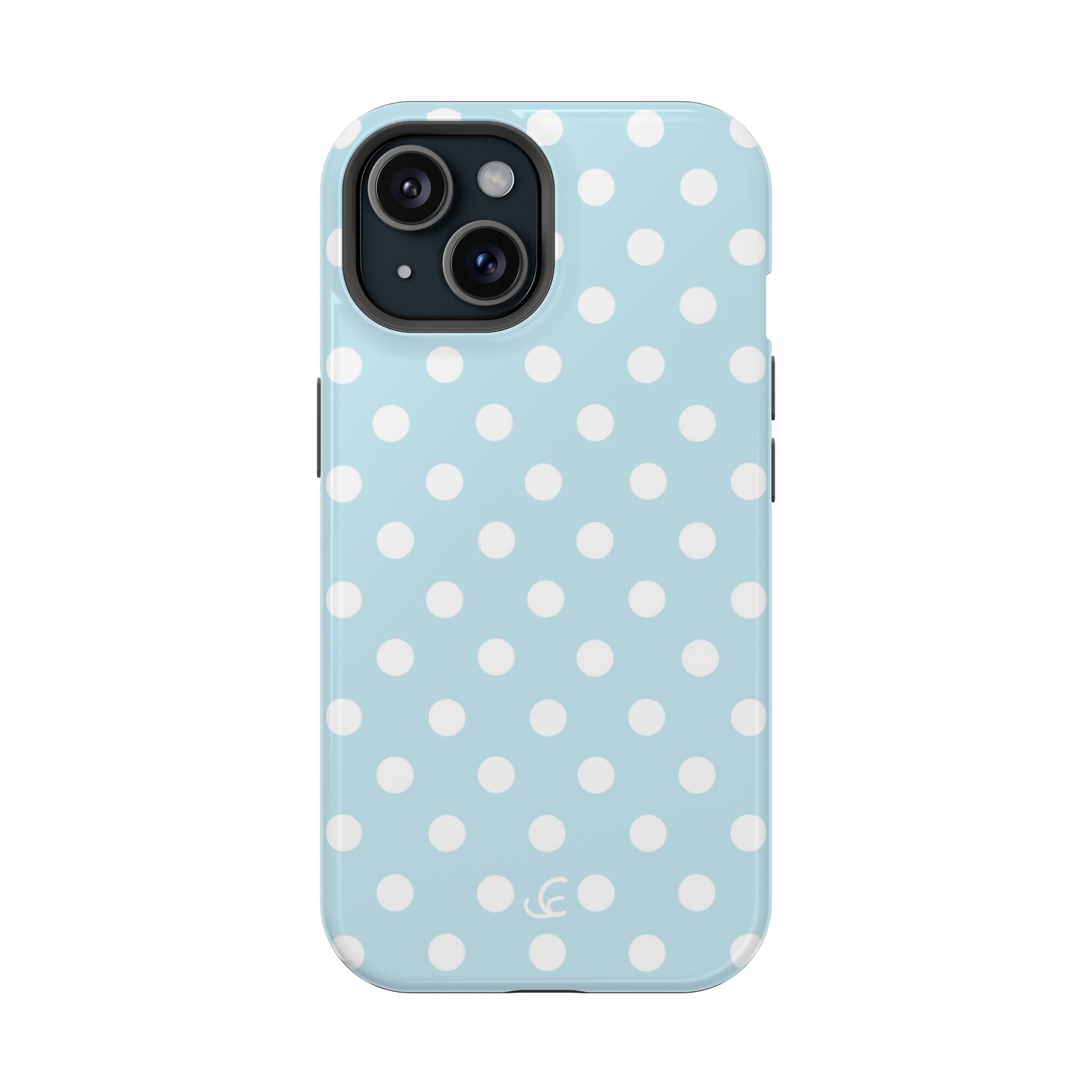 Baby Blue Polka Dot