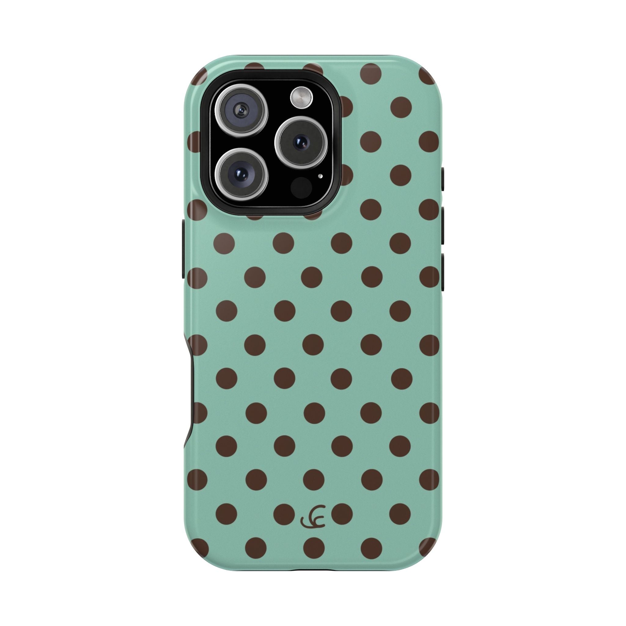 Mint Choco Polka Dot