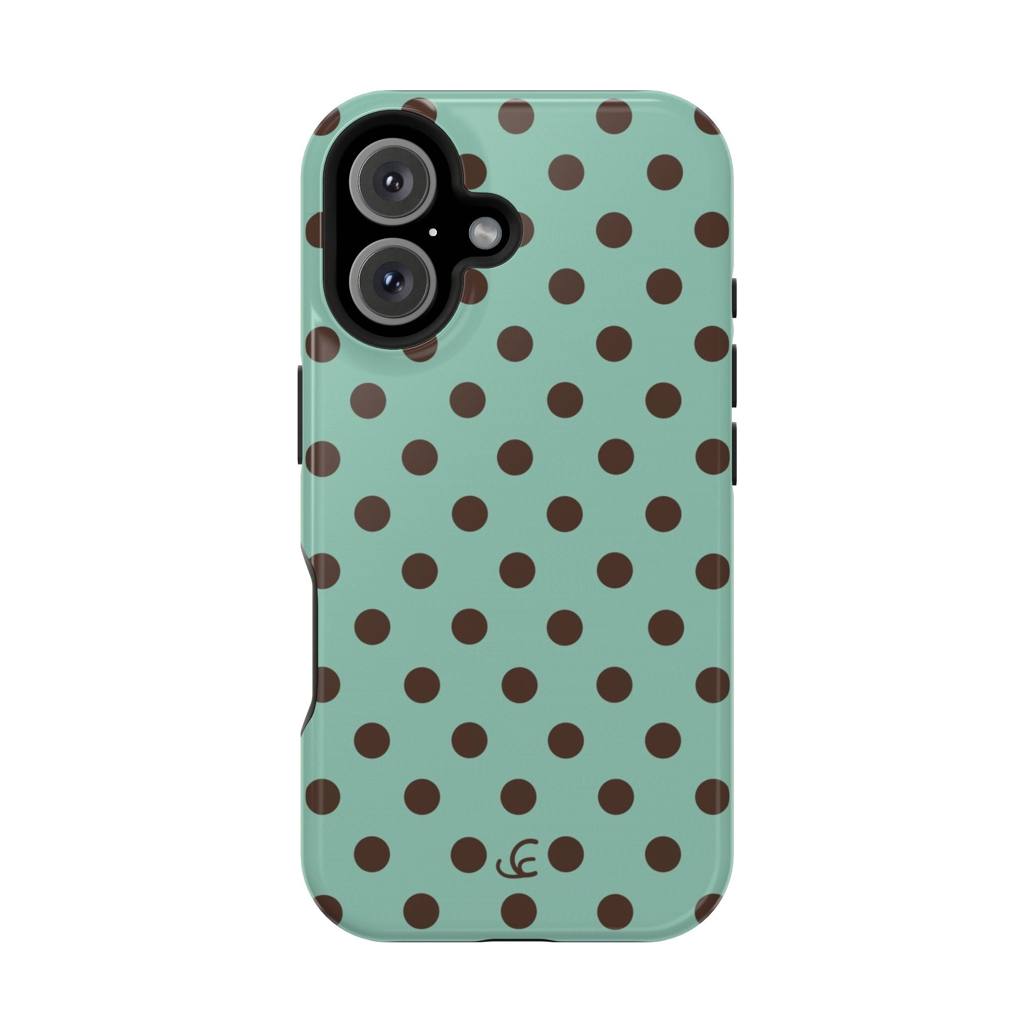 Mint Choco Polka Dot