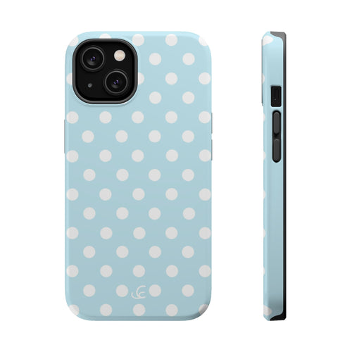 Baby Blue Polka Dot