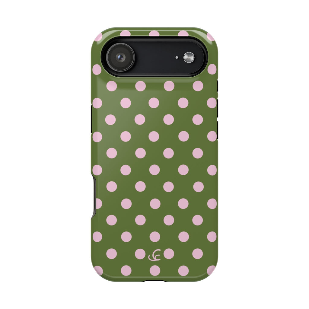 Strawberry Matcha Polka Dot
