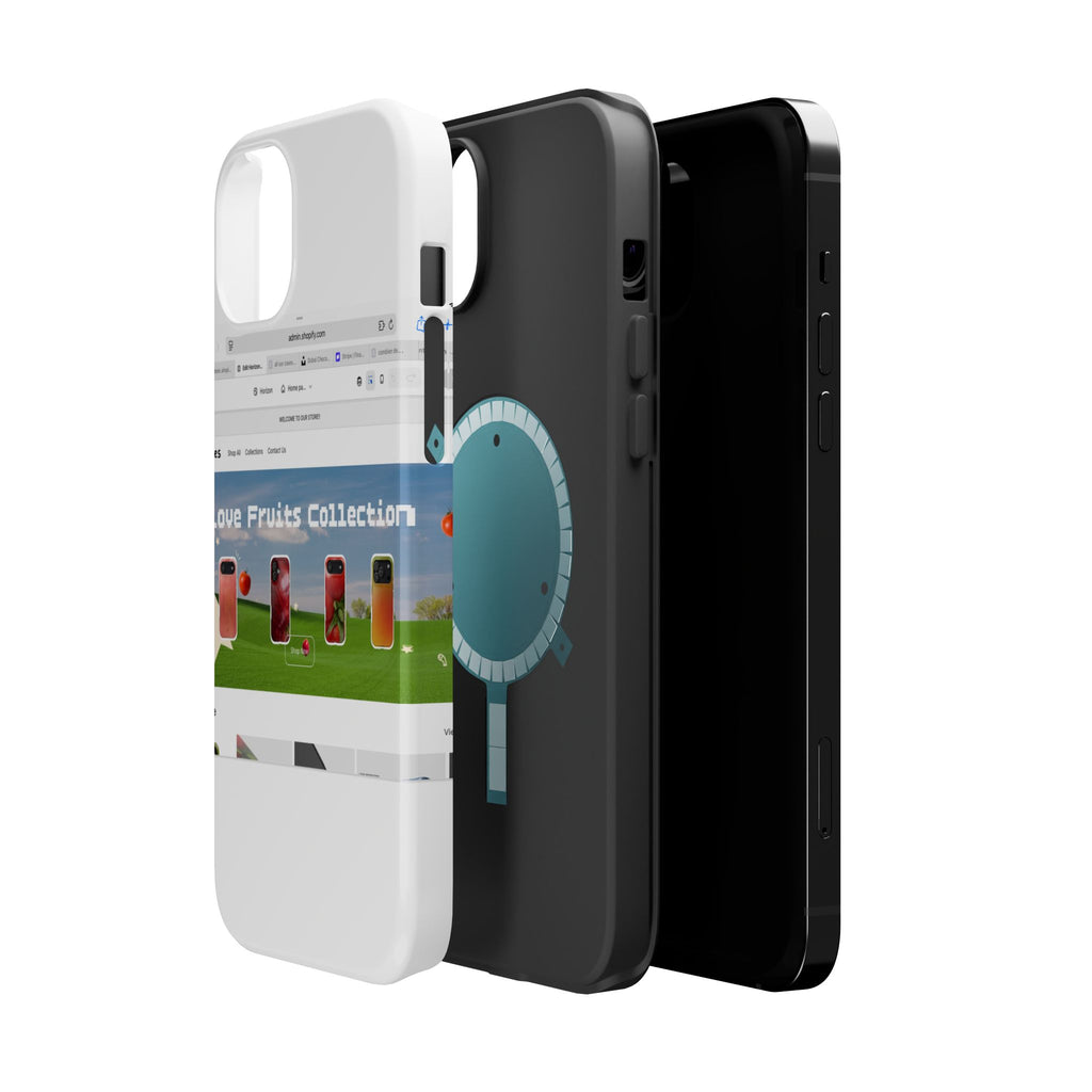 Impact-Resistant Magnetic Phone Case — Colorful Fruit Collection Graphic