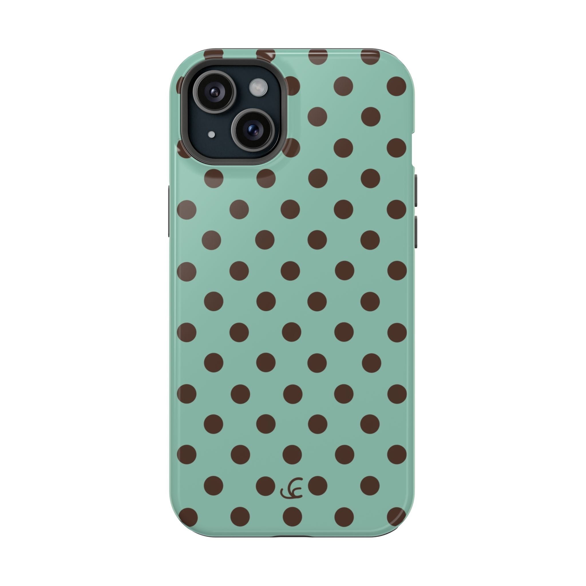 Mint Choco Polka Dot