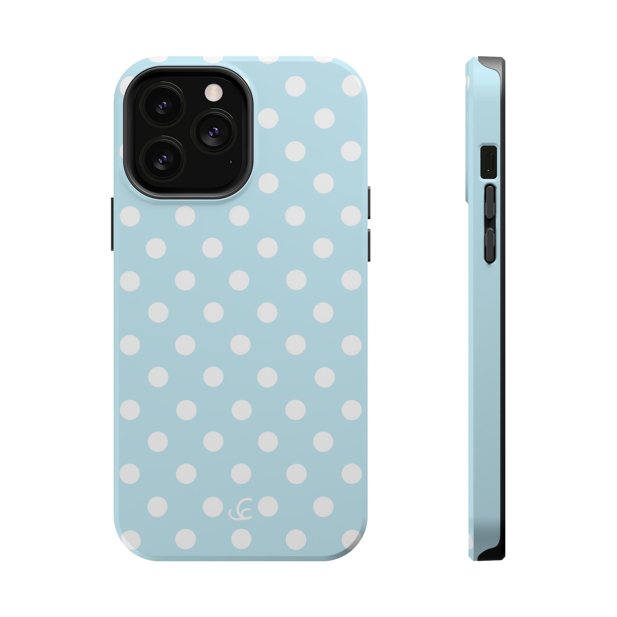 Baby Blue Polka Dot