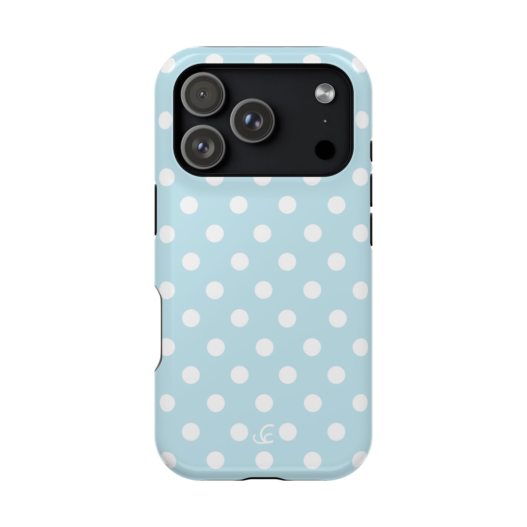 Baby Blue Polka Dot