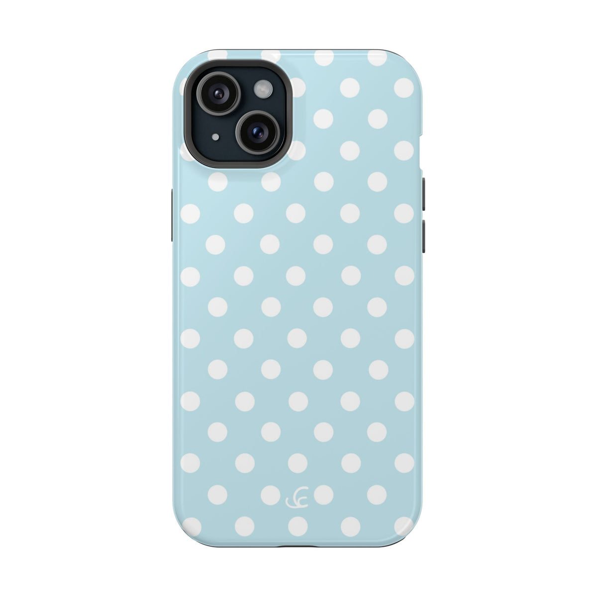 Baby Blue Polka Dot