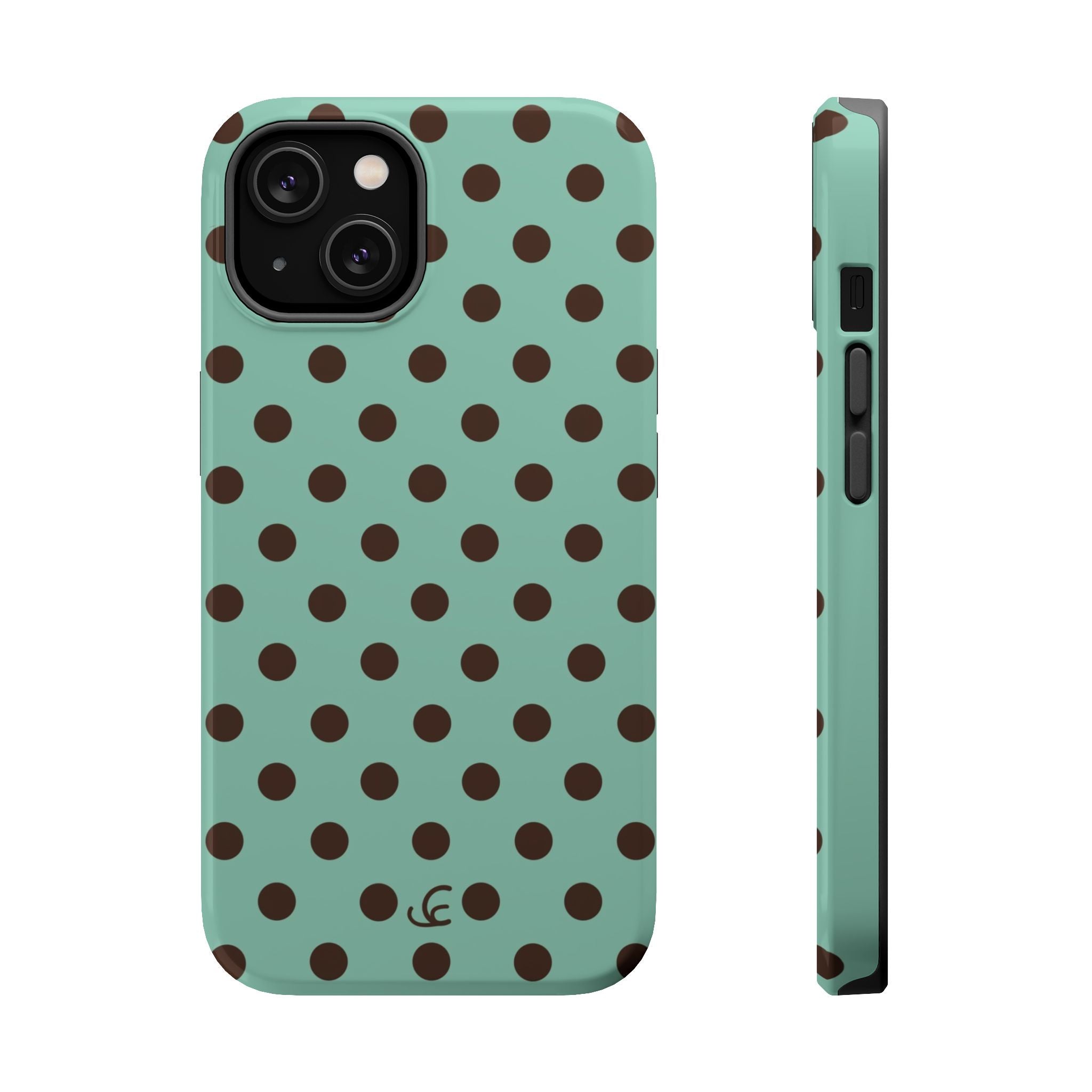 Mint Choco Polka Dot