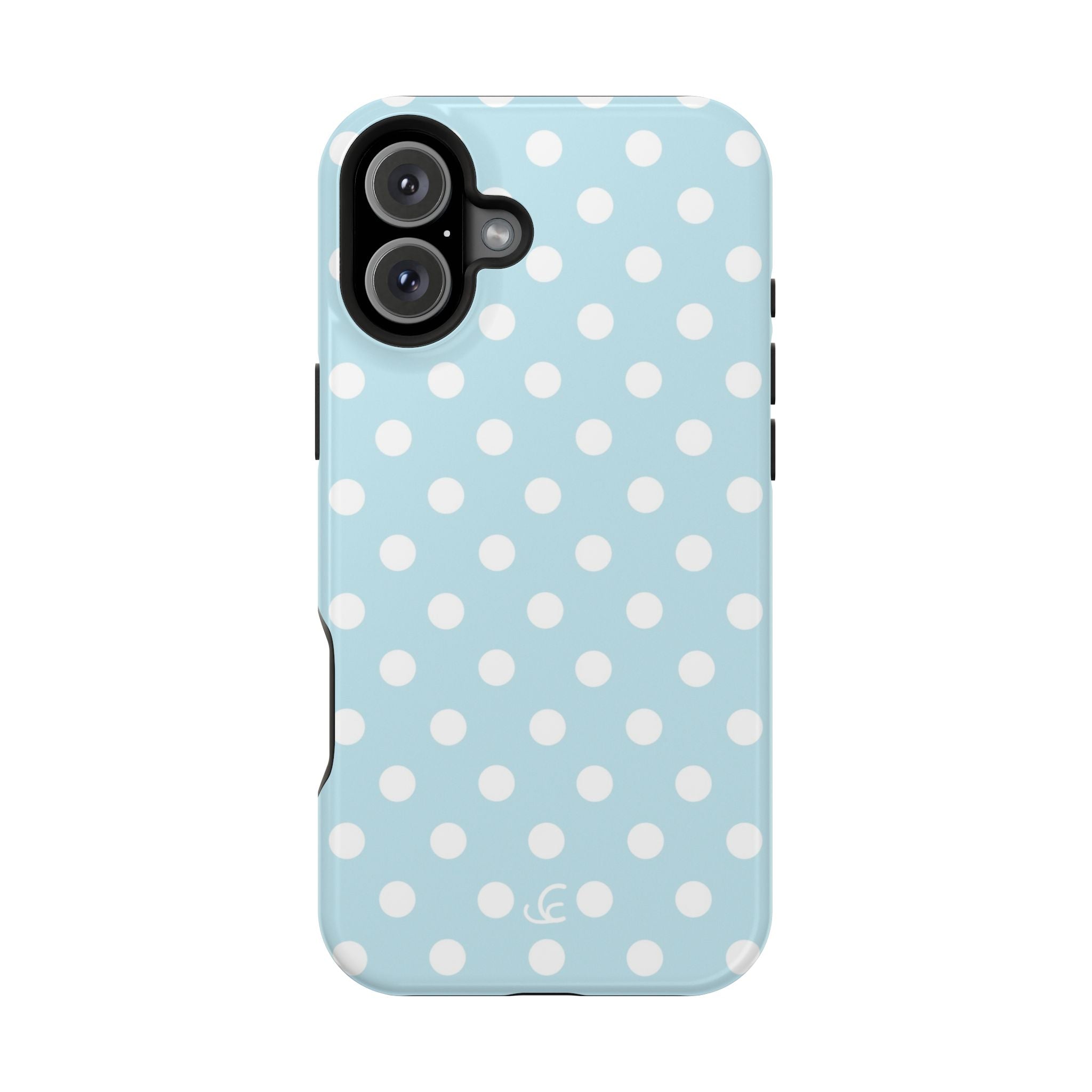 Baby Blue Polka Dot