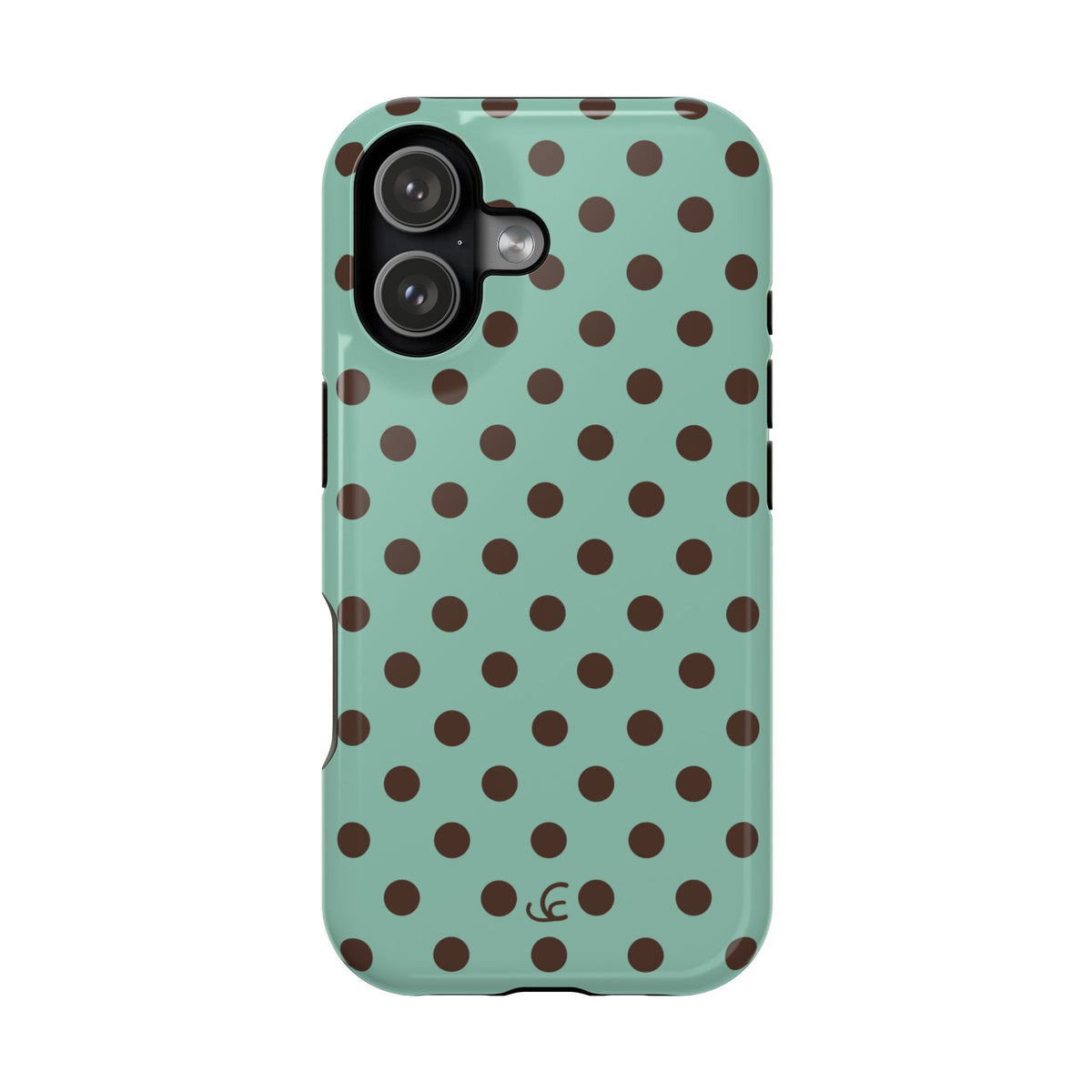 Mint Choco Polka Dot
