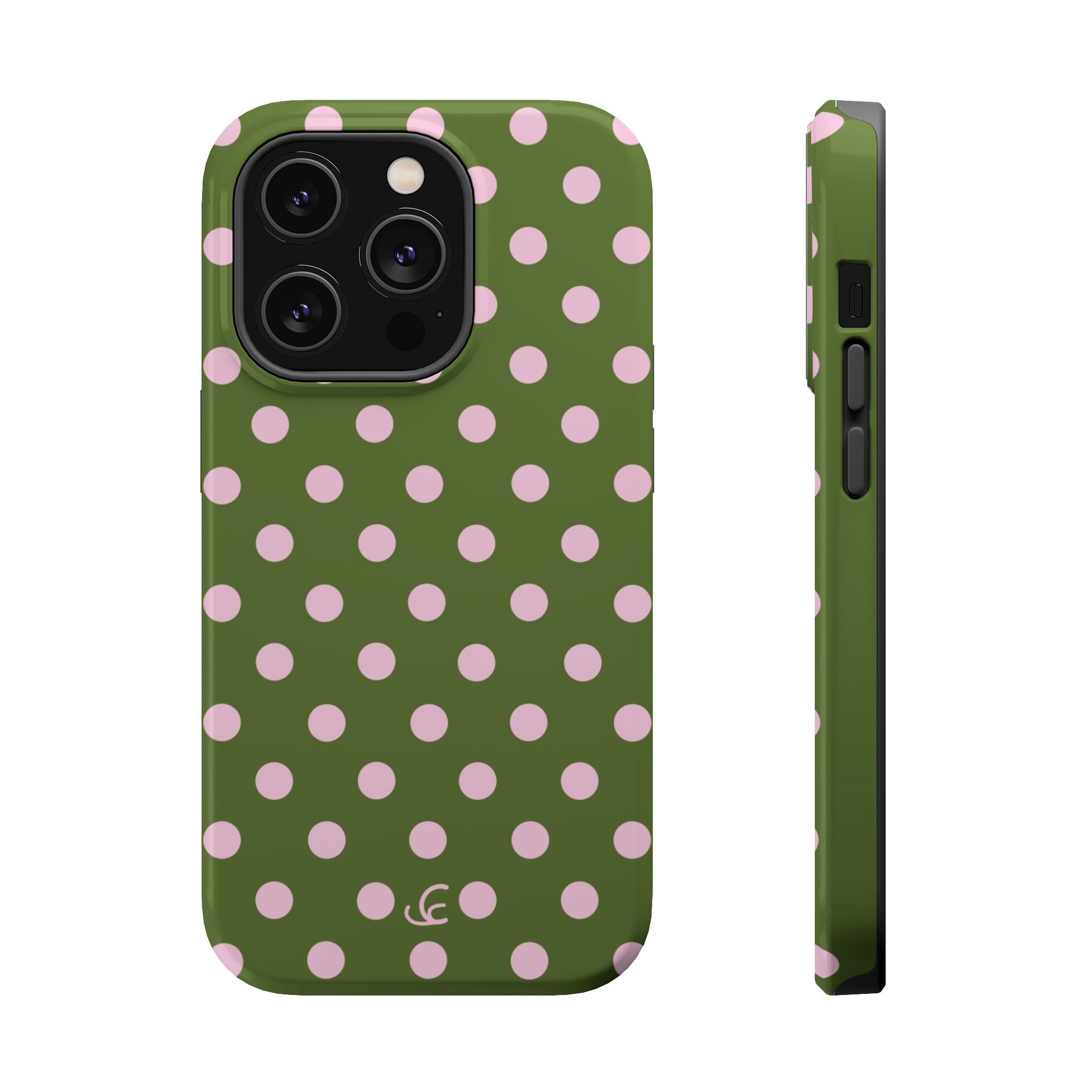 Strawberry Matcha Polka Dot