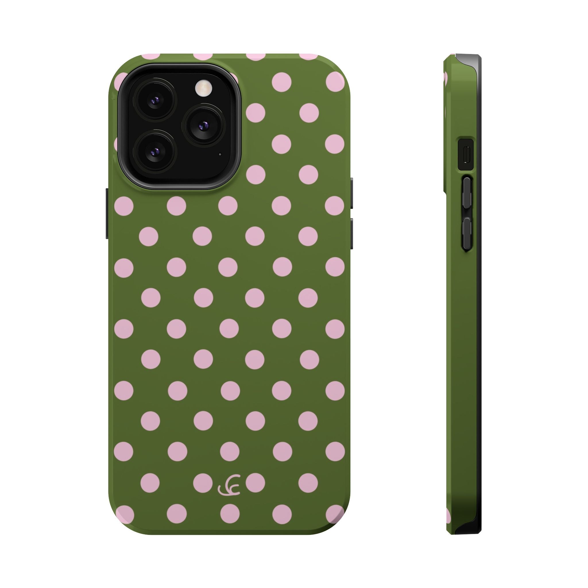 Strawberry Matcha Polka Dot