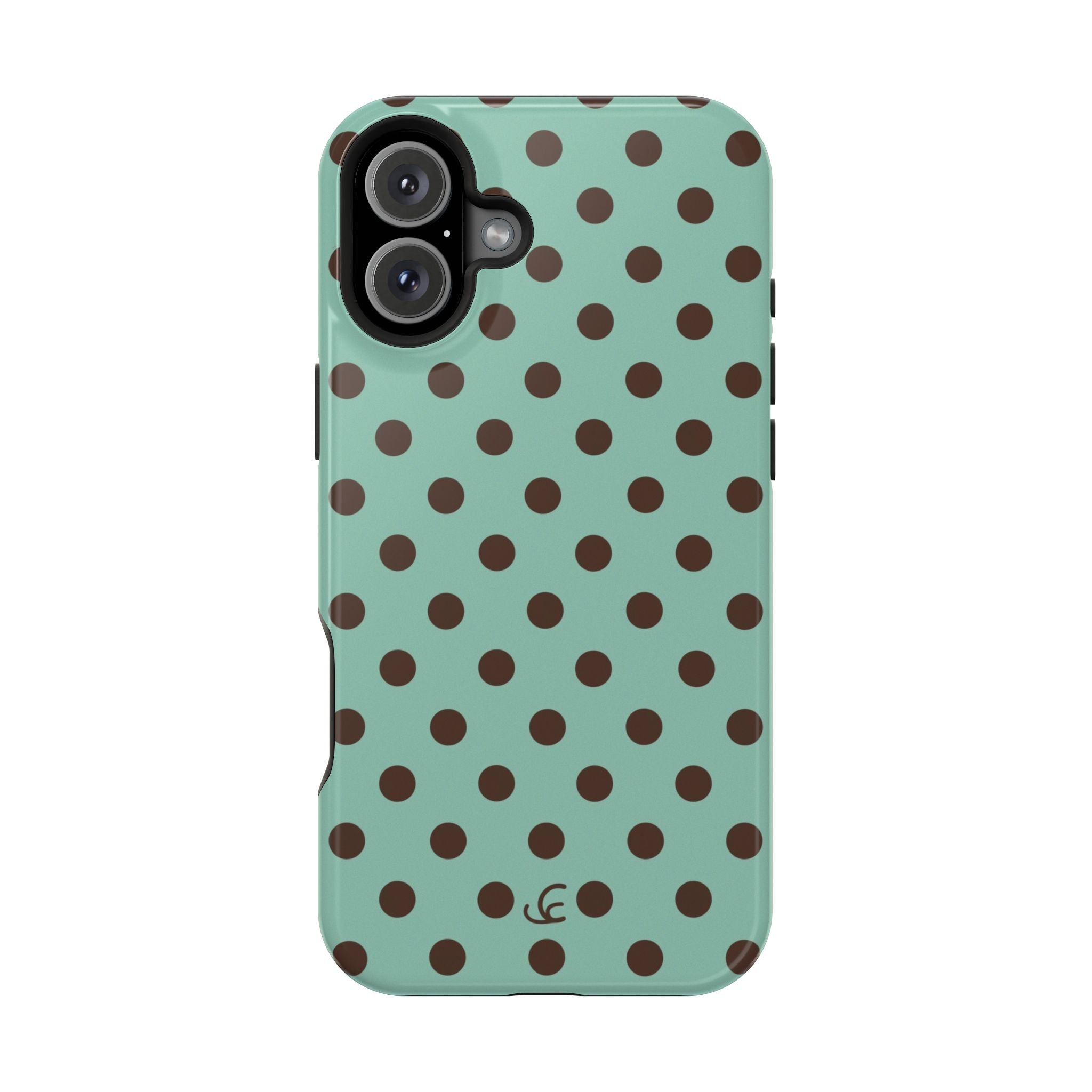 Mint Choco Polka Dot
