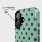 Mint Choco Polka Dot