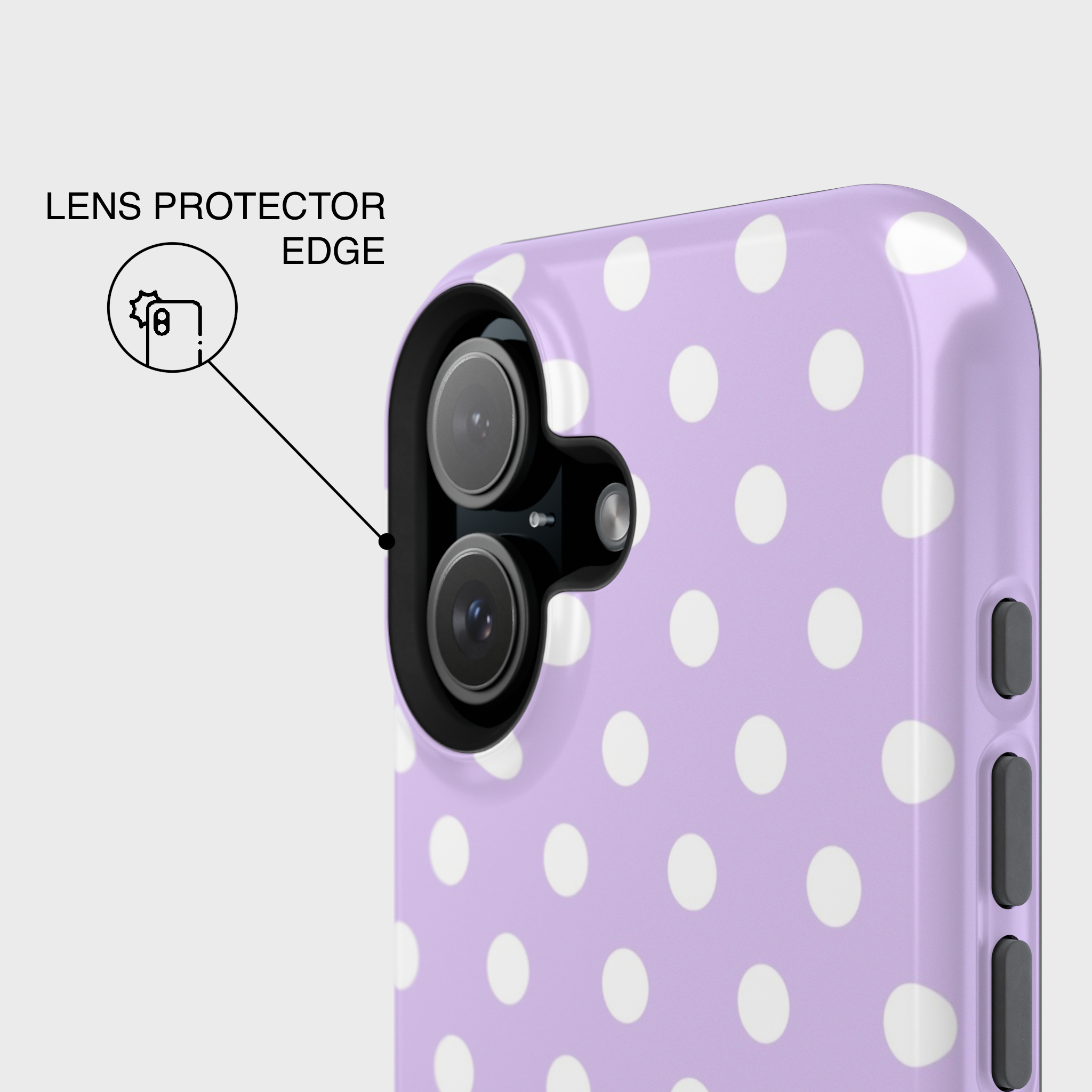 Baby Purple Polka Dot