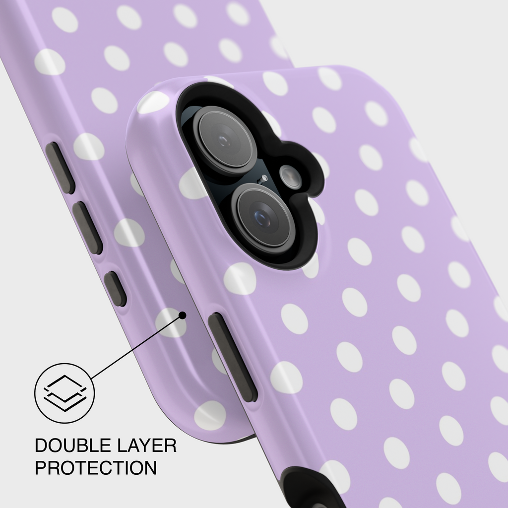Baby Purple Polka Dot