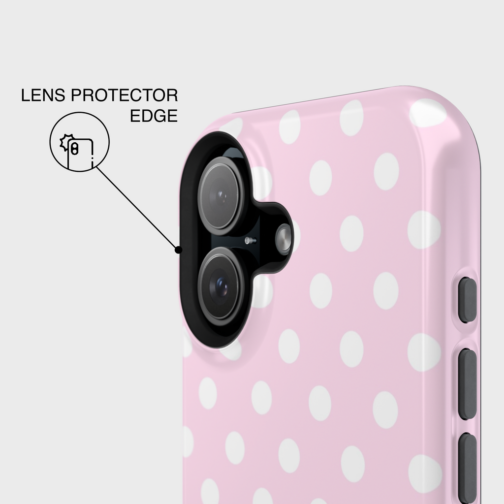 Baby Pink Polka Dot