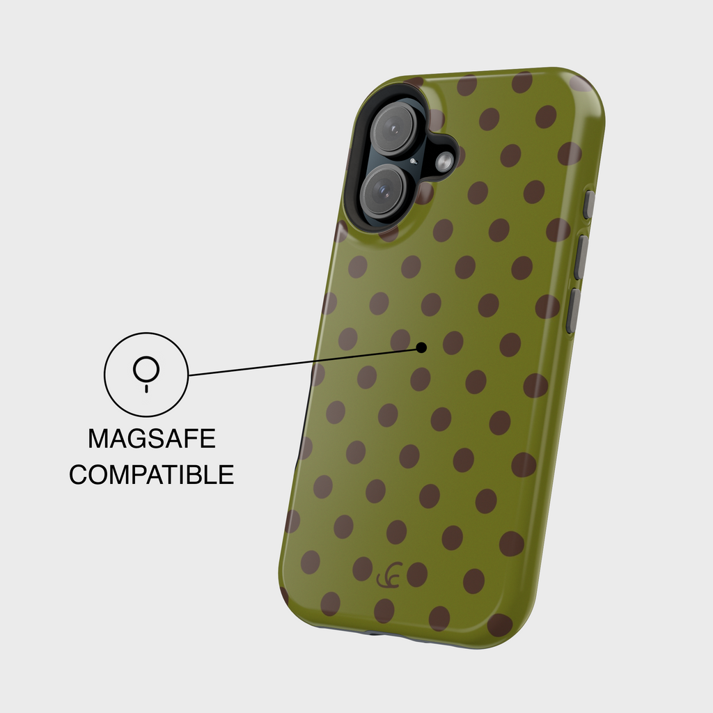 Pistachio Chocolate Polka Dot