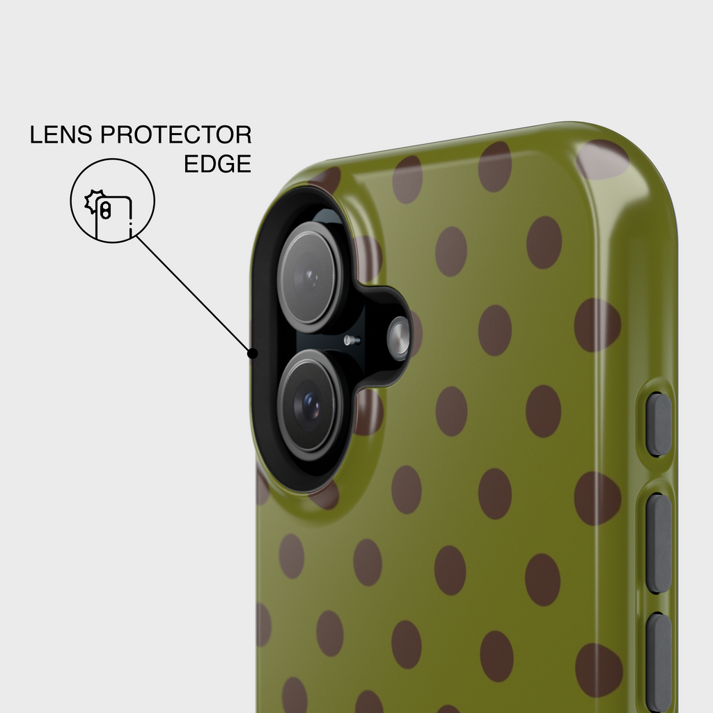 Pistachio Chocolate Polka Dot