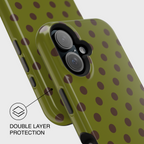 Pistachio Chocolate Polka Dot
