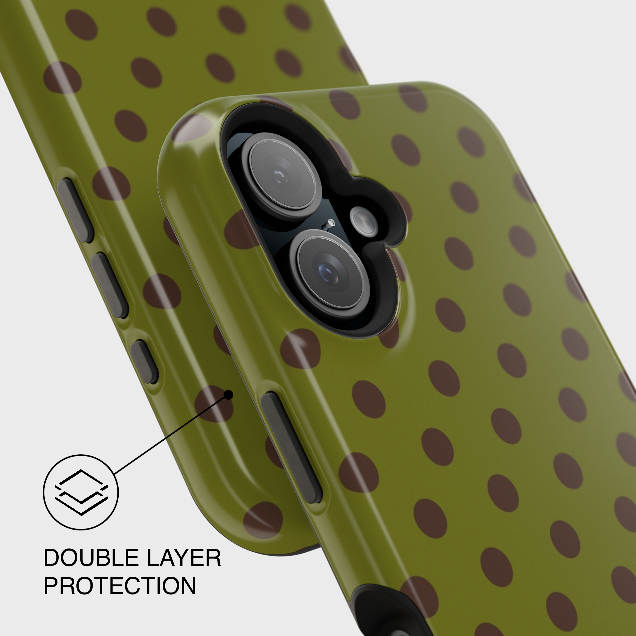 Pistachio Chocolate Polka Dot