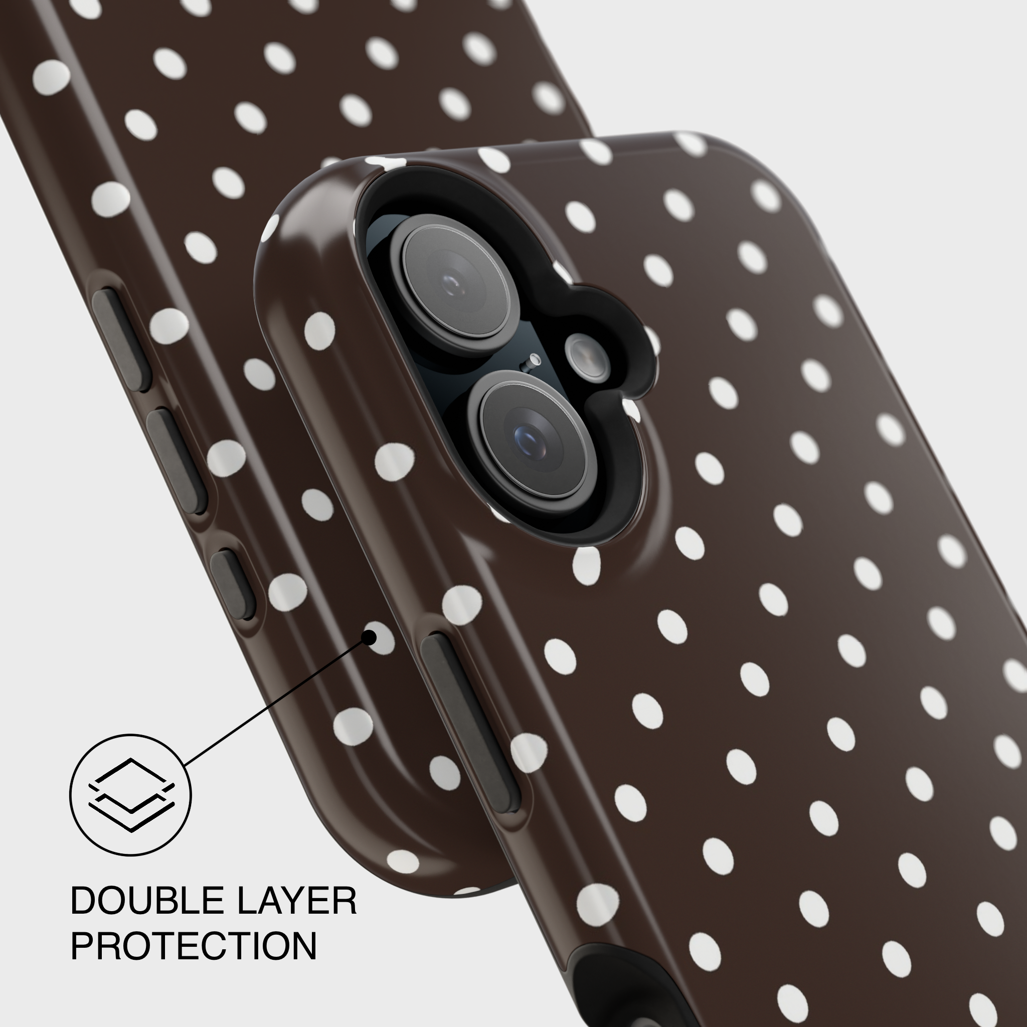 Brown Polka Dot