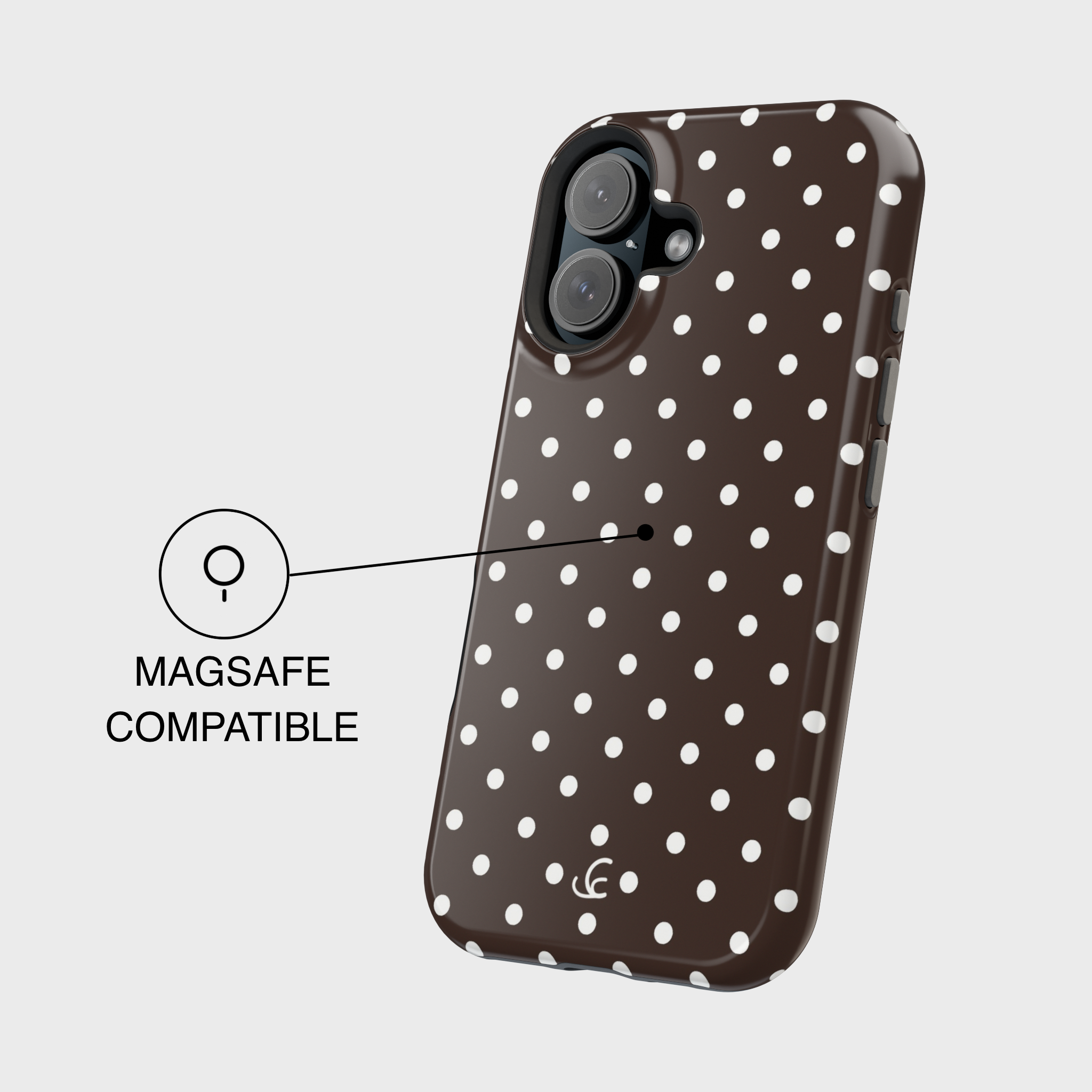 Brown Polka Dot
