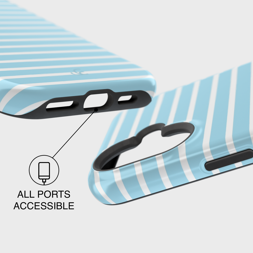 Baby Blue Stripe