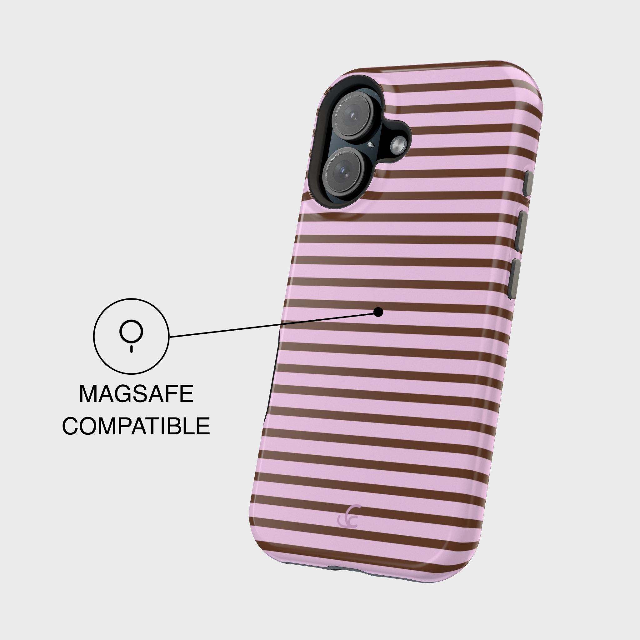 That Pink & Brown Stripe