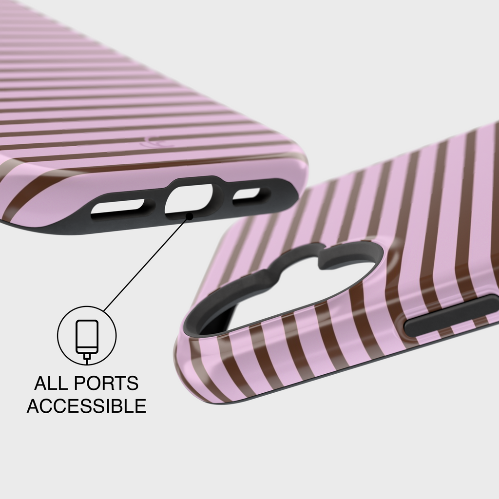 That Pink & Brown Stripe