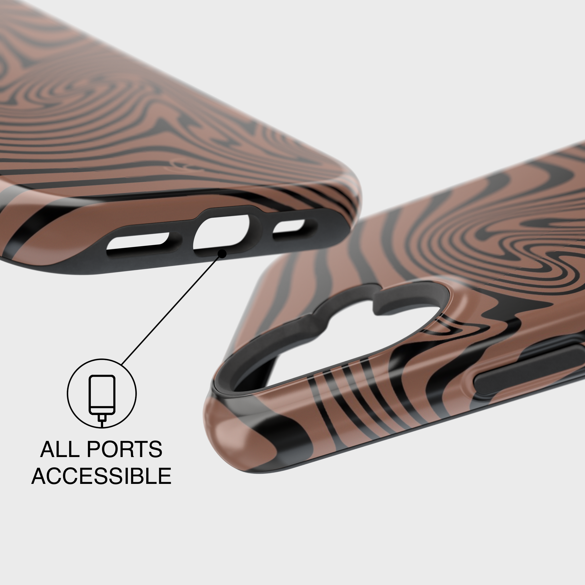 Brown Swirl