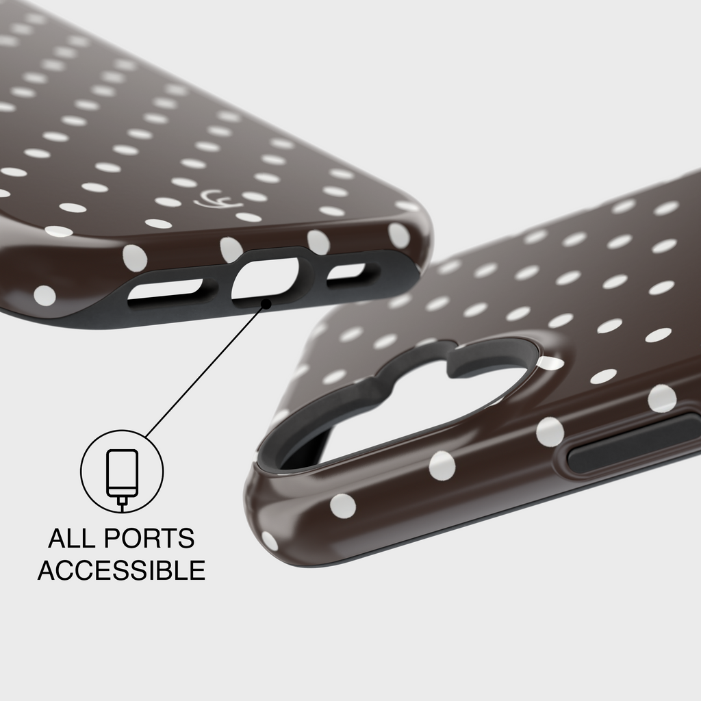 Brown Polka Dot