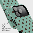 Mint Choco Polka Dot