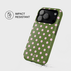 Strawberry Matcha Polka Dot