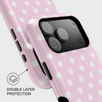Baby Pink Polka Dot