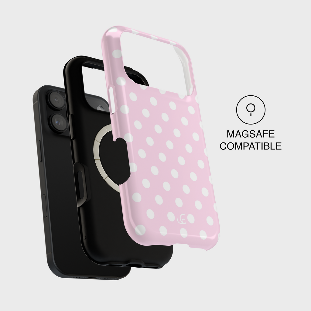 Baby Pink Polka Dot
