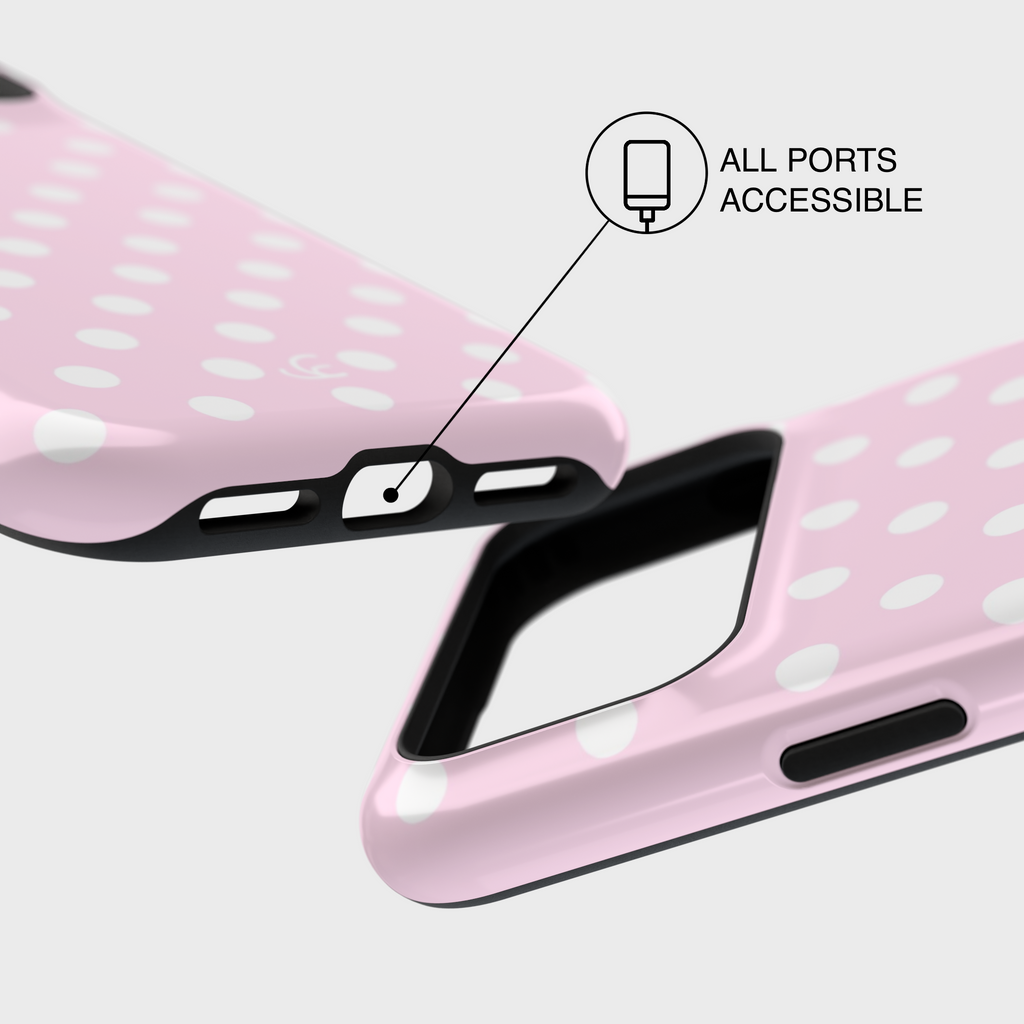 Baby Pink Polka Dot