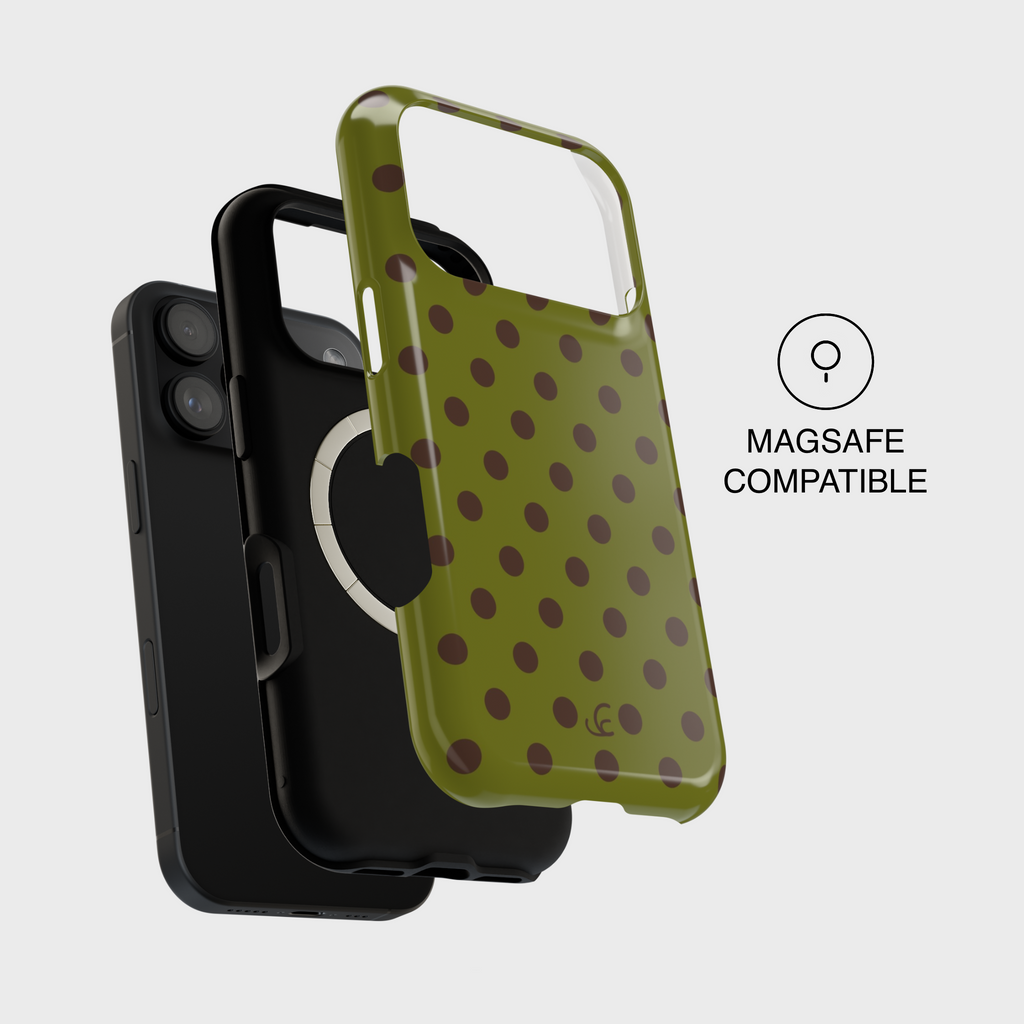 Pistachio Chocolate Polka Dot