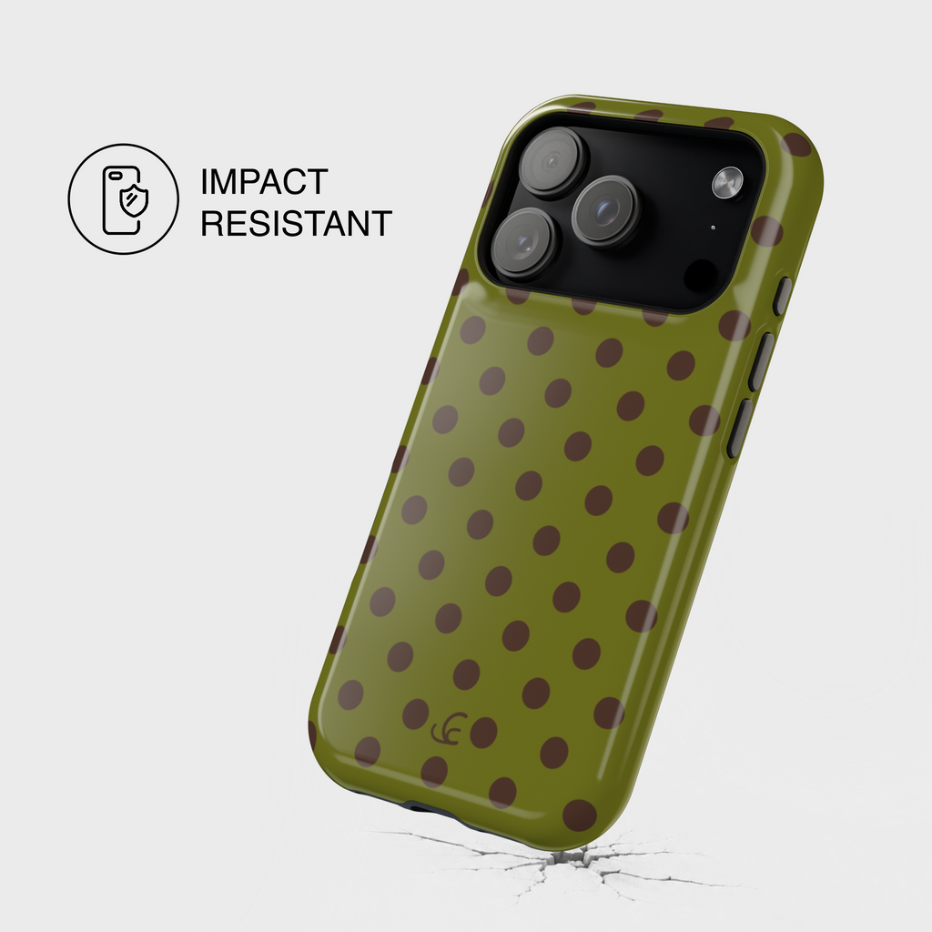 Pistachio Chocolate Polka Dot