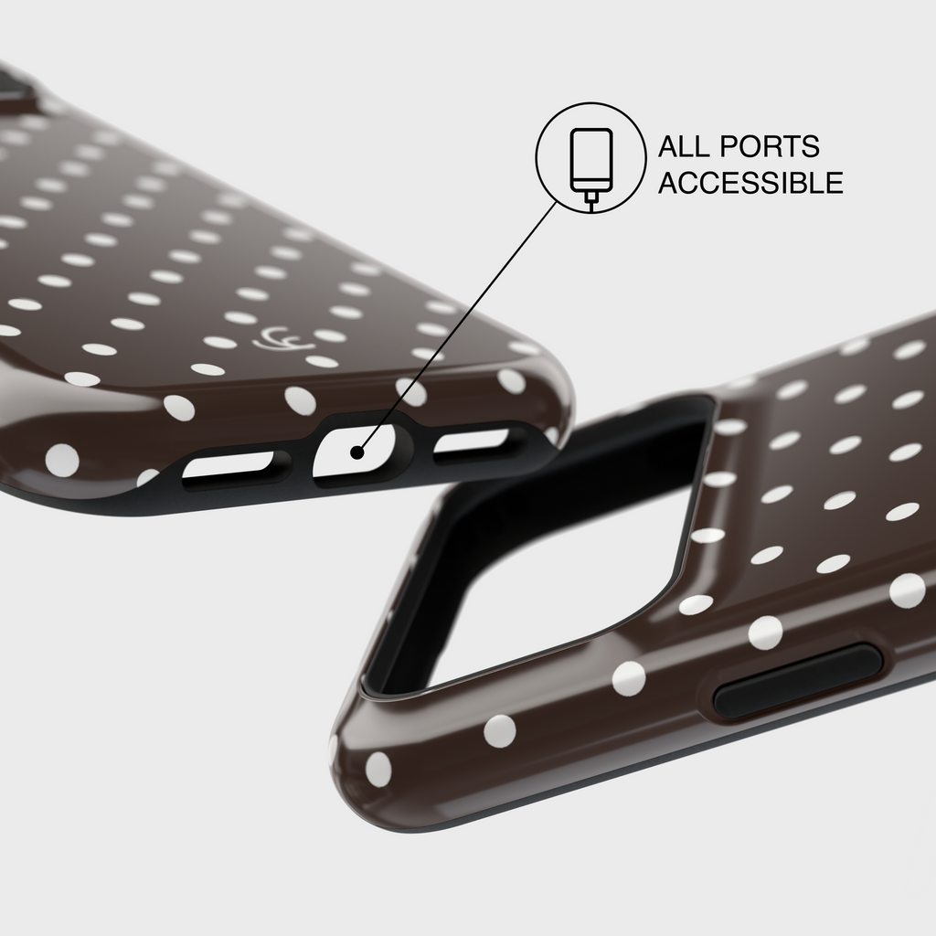 Brown Polka Dot