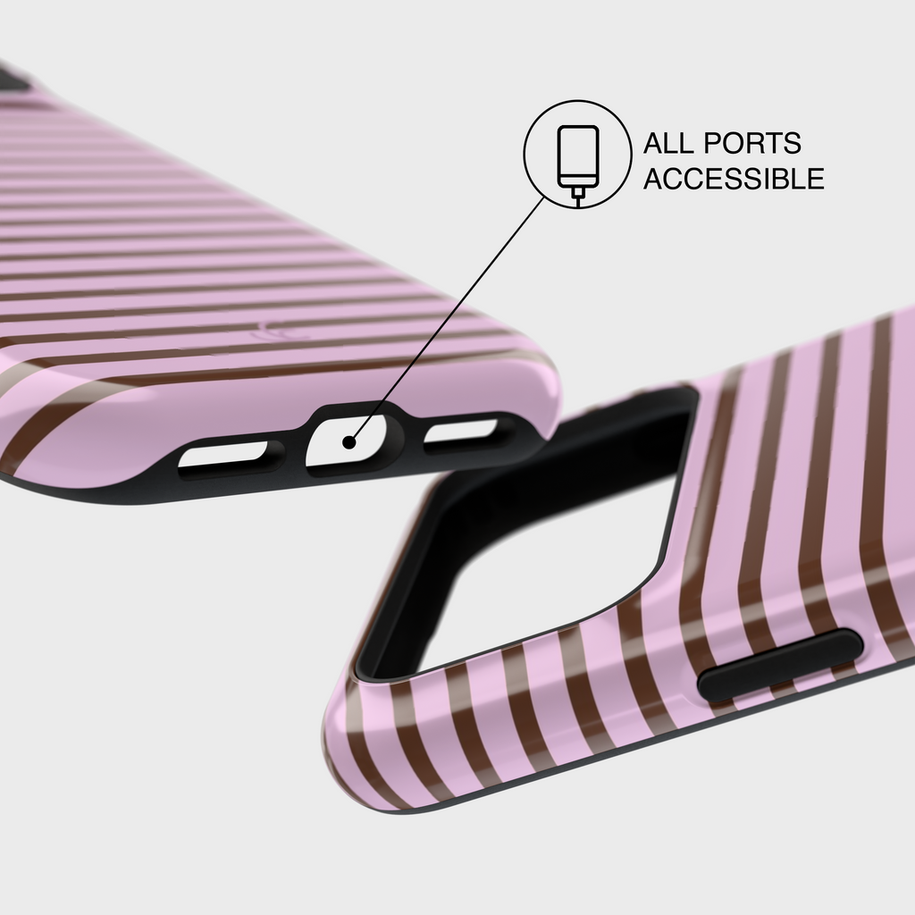 That Pink & Brown Stripe