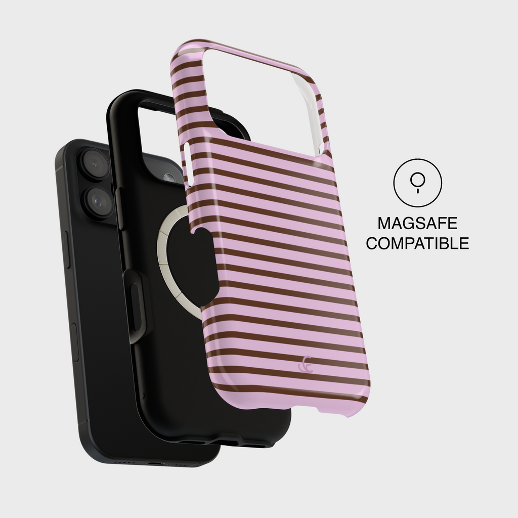 That Pink & Brown Stripe