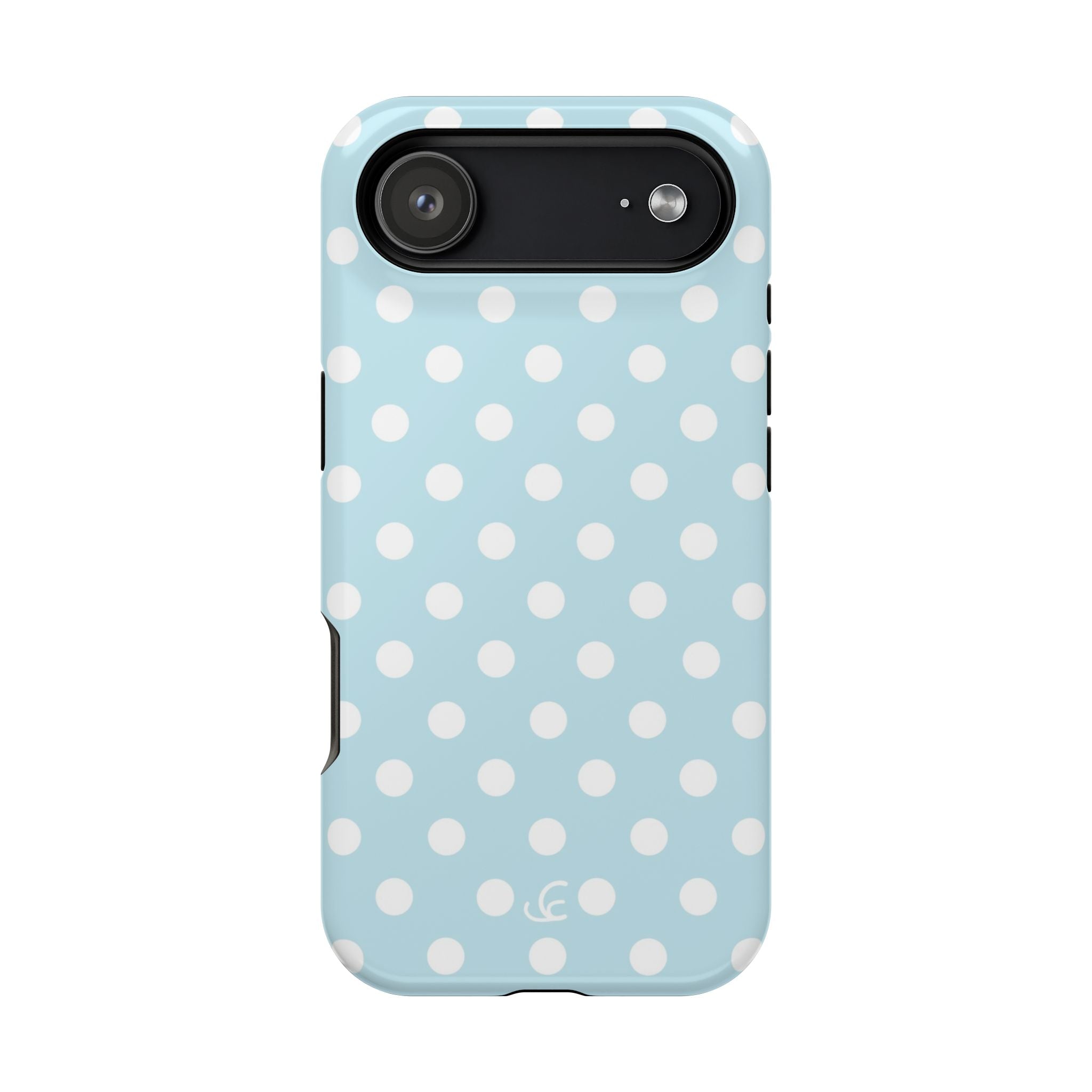 Baby Blue Polka Dot
