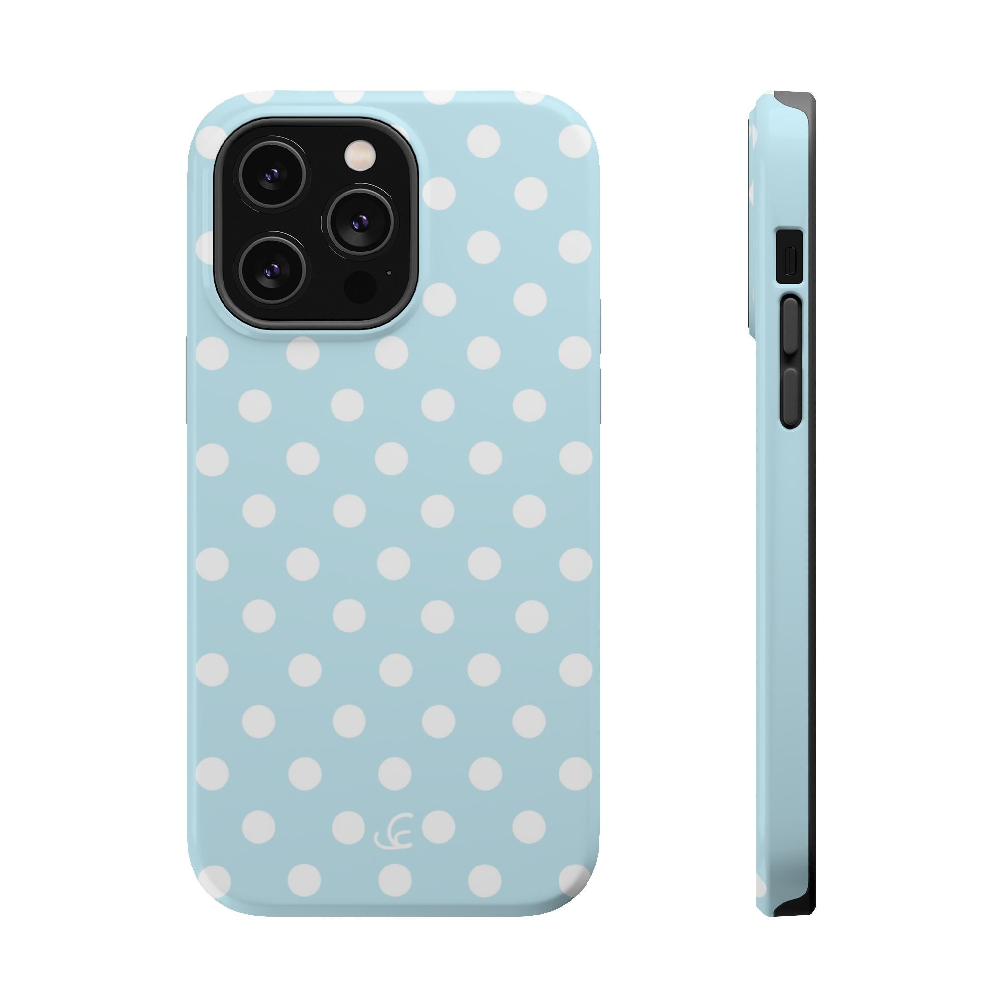 Baby Blue Polka Dot