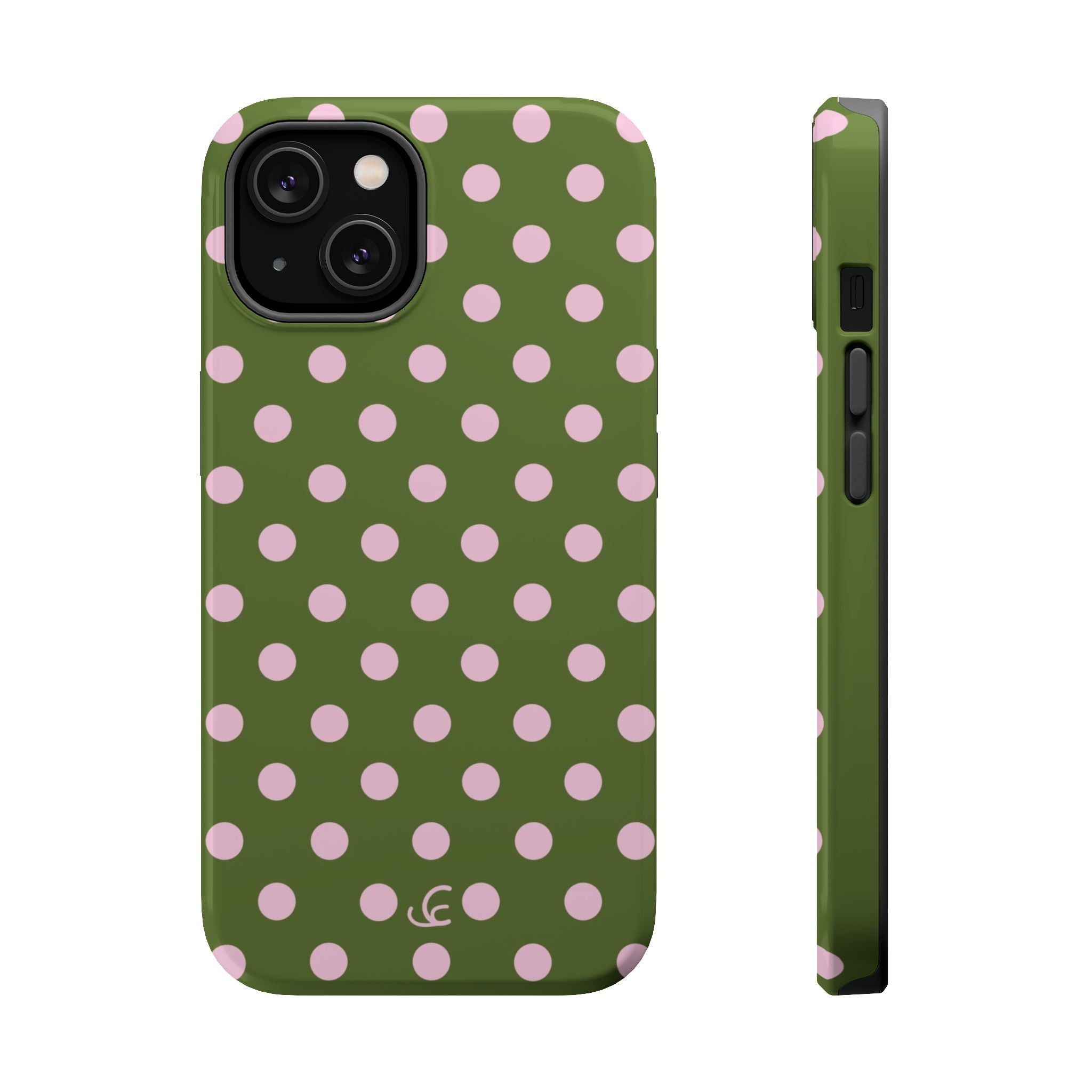 Strawberry Matcha Polka Dot